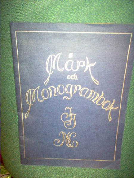 Märk och monogrambok  ( 1 p. 1957 )