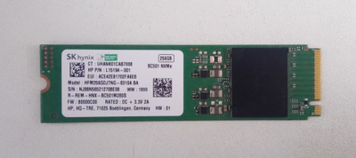 SK hynix 256GB NVMe SSD