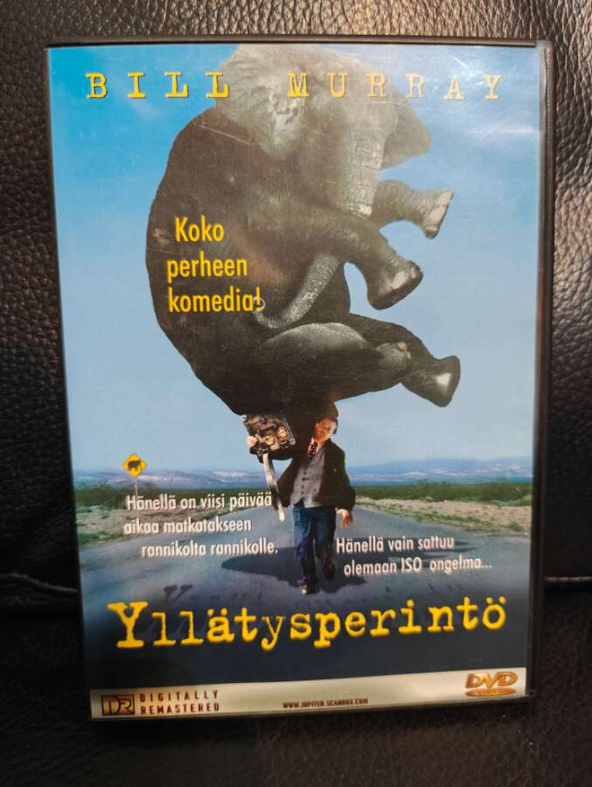Yllätysperintö - Larger than life (1996) DVD Suomijulkaisu