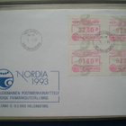 FDC - ATM 17 Nordia 1,60 / 2,00 / 2,30 / 2,90 mk 1.3.1993 - pikkukuva 1
