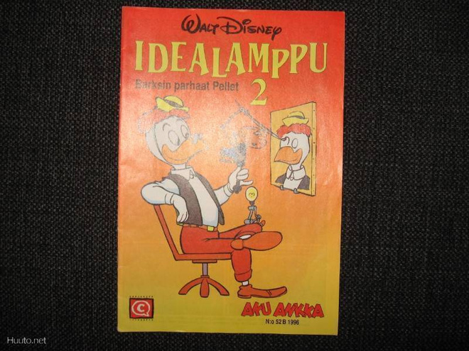 Walt Disney:Aku Ankka 52B/1996 Idealamppu