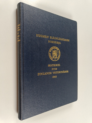 Suomen eläinlääkärien nimikirja 1963
