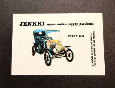 Jenkki Ford T 1909 Siirtokuva