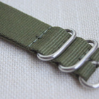 NATO - 22 mm ranneke - military vihreä - pikkukuva 3