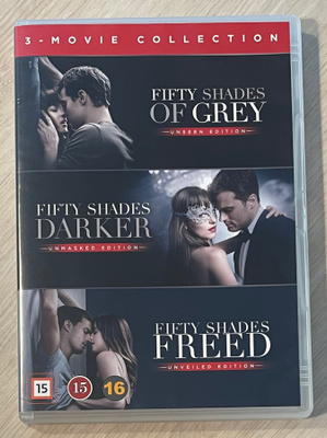 Fifty Shades -trilogia (3DVD) Dakota Johnson & Jamie Dornan