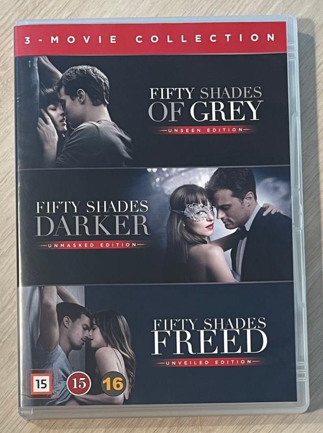 Fifty Shades -trilogia (3DVD) Dakota Johnson & Jamie Dornan