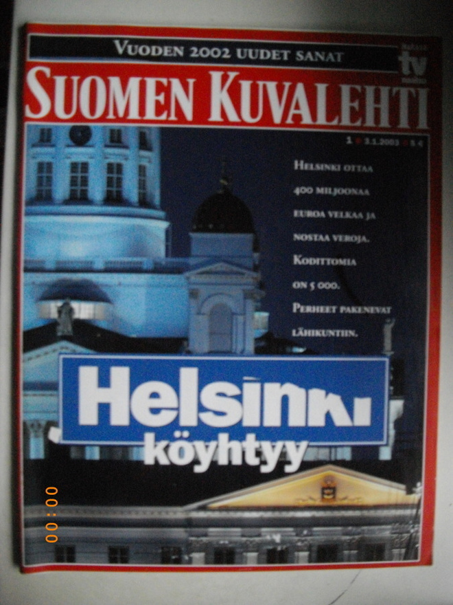 Suomen Kuvalehti Nro 1/2003 (26.11)