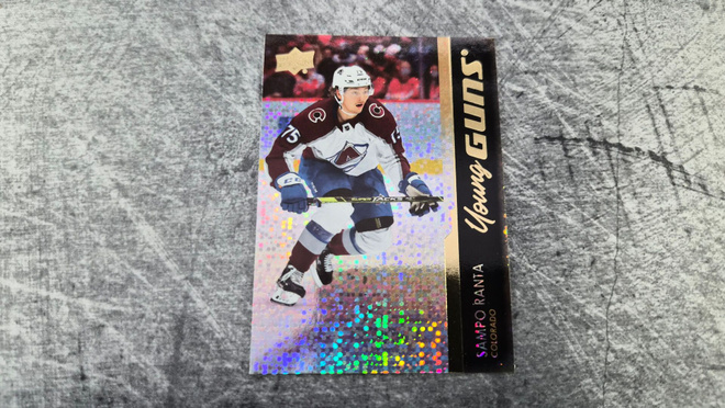 Sampo Ranta 2021-22 Young Guns Speckled Rainbow