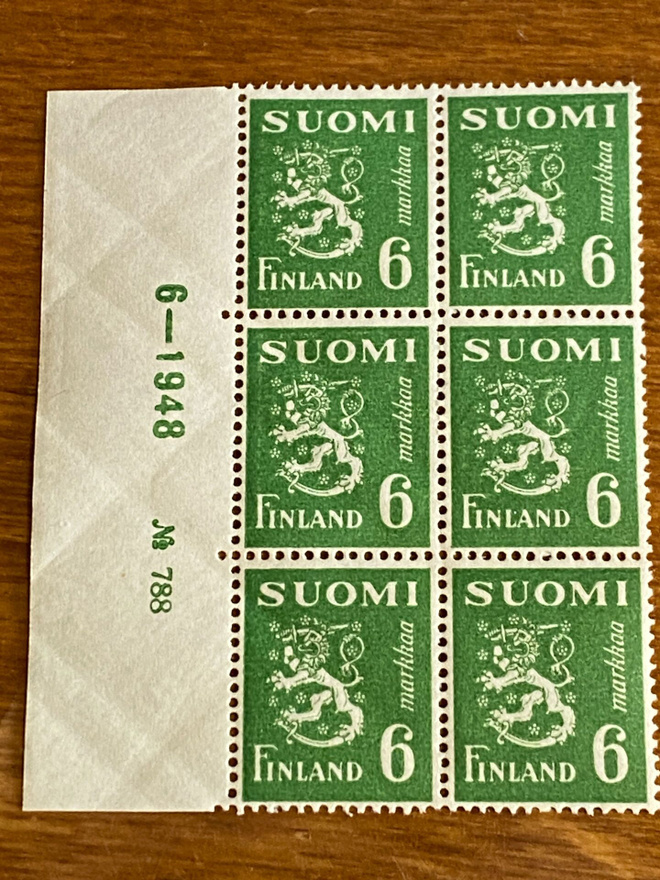 LEIJONA MALLI 1930 6MK NUMERO KUUSILO**