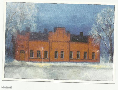 LAHTI: Hennala / Sotilasmusiikkimuseo rakennus talvella