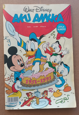 Aku Ankka 49/1991, juhlanumero