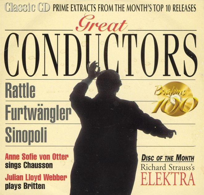 Great Conductors Rattle, Furtwängler,  Sinopoli  - CD
