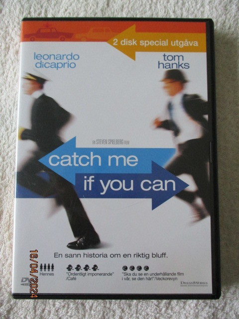 CATCH ME IF YOU CAN (2 x DVD) OTA KIINNI JOS SAAT Tom Hanks