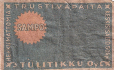 Sampo. Blanko , Tulitikku Oy  s3