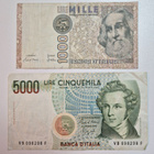 Italia 1982/1985 1000/5000 lire (14421) - pikkukuva 1