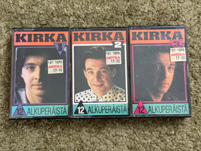 Kirka 1-3 1992 c kasetit