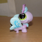 LITTLEST PET SHOP lila-minttu PERHONEN #478 + korut - pikkukuva 4