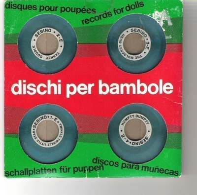 dischi per bambole, levyt.