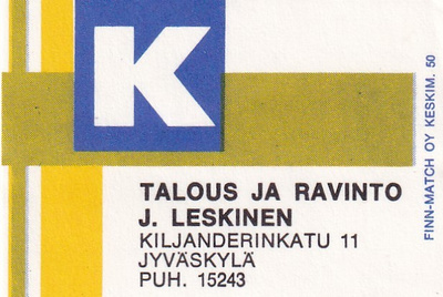 Jyväskylä, J. Leskinen , Kesko    4/16