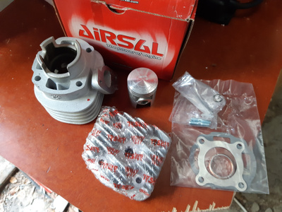 Airsal Sylinterisarja & Kansi, 50cc, Minarelli Vaaka ilmaj