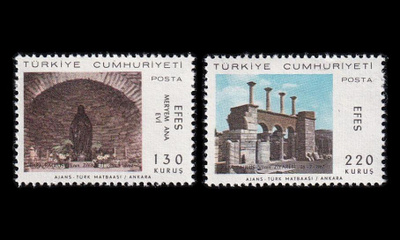 Turkki 2063-4 ** Paavi Paavali VI:n vierailu (1967)