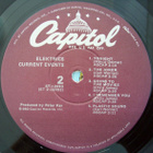 ELEKTRICS :: CURRENT EVENTS :: VINYYLI LP 1980 - pikkukuva 5