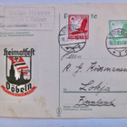 VANHA Kortti Natsi Saksa -Suomi 1935 KOMEA Sulkija Hakaristi - pikkukuva 1