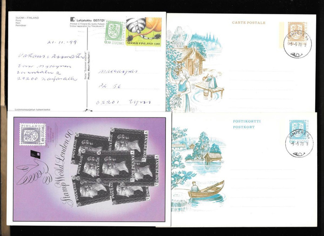 Postilähetyksiä erä 20kpl