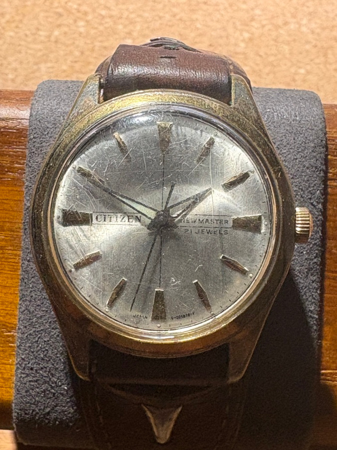 Citizen New Master rannekello 60-luvulta, 63-4026.
