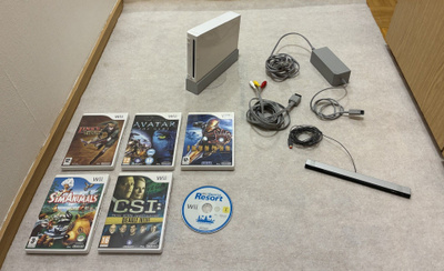 Nintendo Wii + 6 peliä