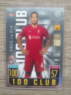Virgil Van Dijk 100 club