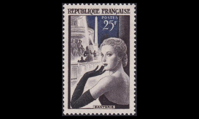 Ranska 1044 ** Käsineteollisuus (1955)
