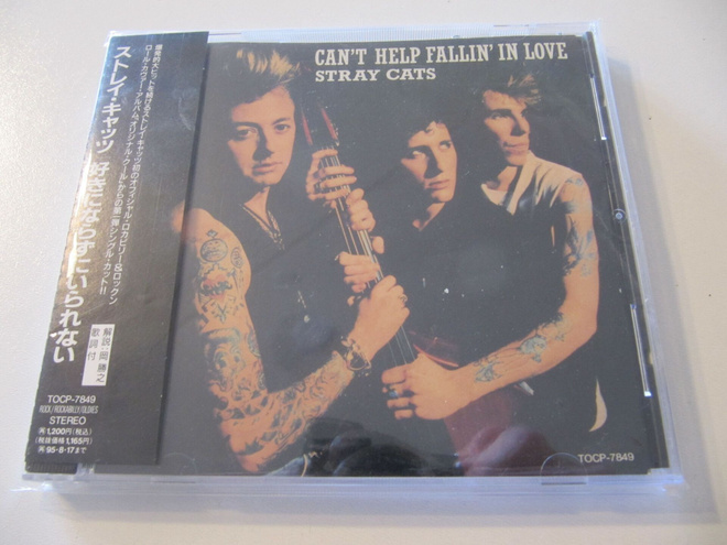 Stray Cats Can't Help Fallin' In Love Japani CD sinkku OBI
