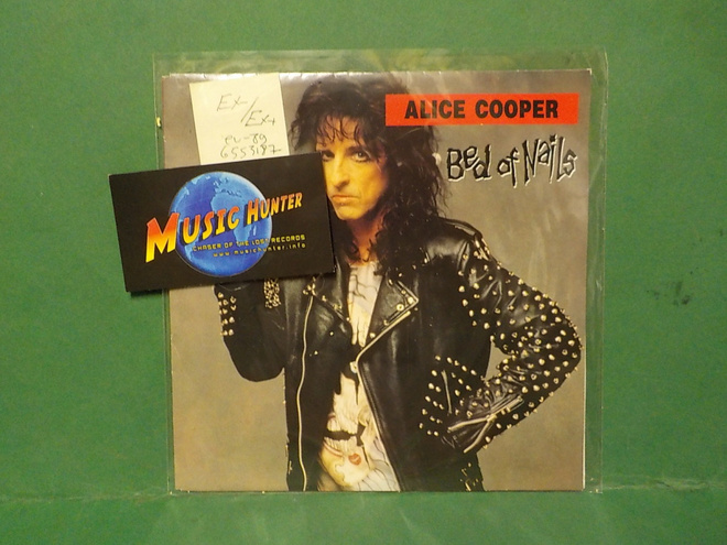 ALICE COOPER - BED OF NAILS EX-/EX+ EU -89 7" SINGLE