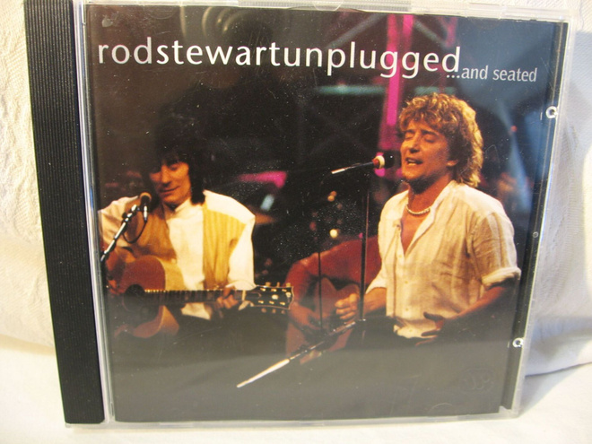Rod Steward with Ronnie Wood: Unplugged...and Seated CD.