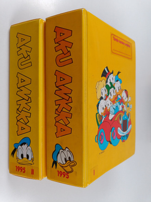 Aku Ankka vuosikerta 1995 (n:o 1-52, 2 kansiossa)