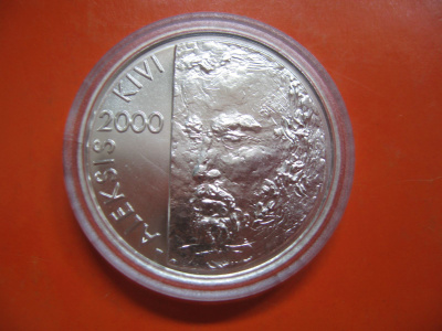 100 mk hopea juhlaraha Aleksis Kivi - 2000