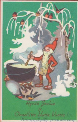 Martta Wendelin Tonttu keittää puuroa 812 R1