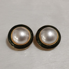 Christian Dior tyylinen Cabochon korvakorut - pikkukuva 1