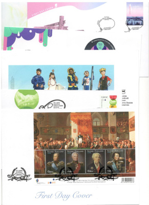 V. 2009 kaikki Suomen FDC-kuoret, - 85% Lape:n hinnoista