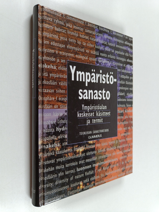 Ympäristösanasto = Miljöordlista = Environment vocabulary...