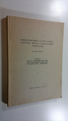 Antti Mäki : Varastopääomasta ja sen suuruussuhteista erä...