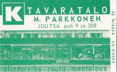 Joutsa , K Tavaratalo M. Parkkonen     b577