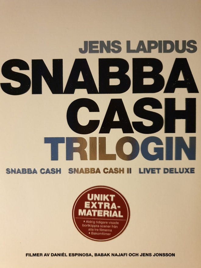 SNABBA CASH TRILOGIN  BLU-RAY UUSI
