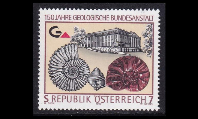 Itävalta 2298 ** Geologinen instituutti 150v (1999)
