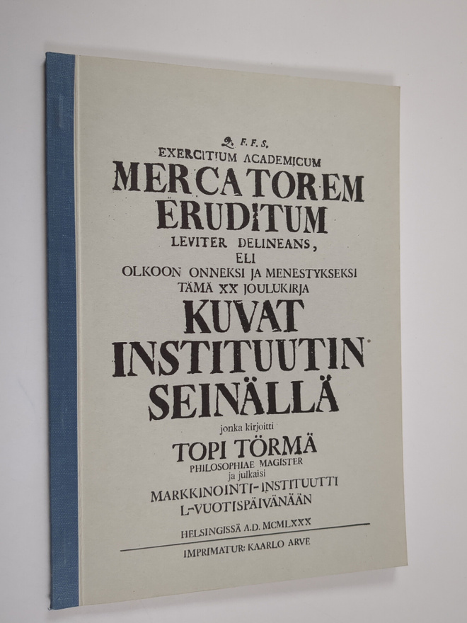 Topi Törmä : Kuvat instituutin seinällä (numeroitu)