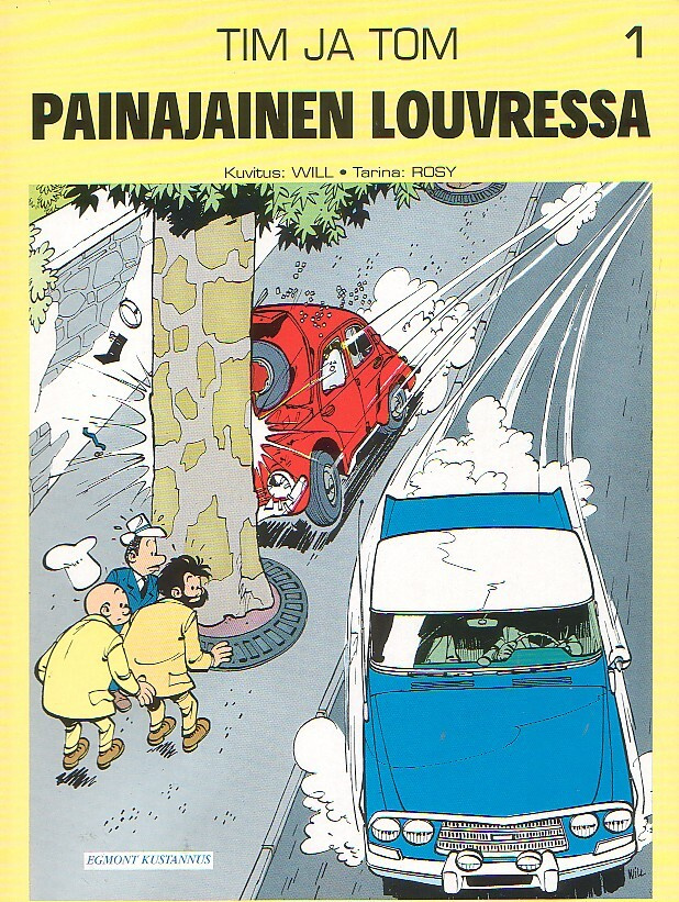 Will: Tim ja Tom - PAINAJAINEN LOUVRESSA (1-painos)