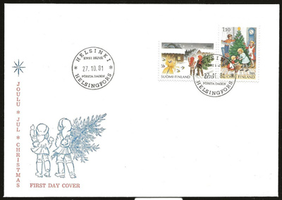 1981 FDC Joulumerkit