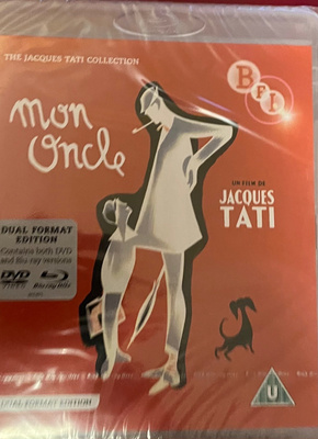 Mon Oncle (Jacques Tati) UUSI UK Blu-Ray / DVD