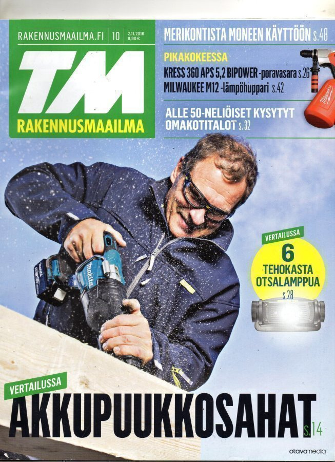Tekniikan Maailma n:o 10 2016 Rakennusmaailma
